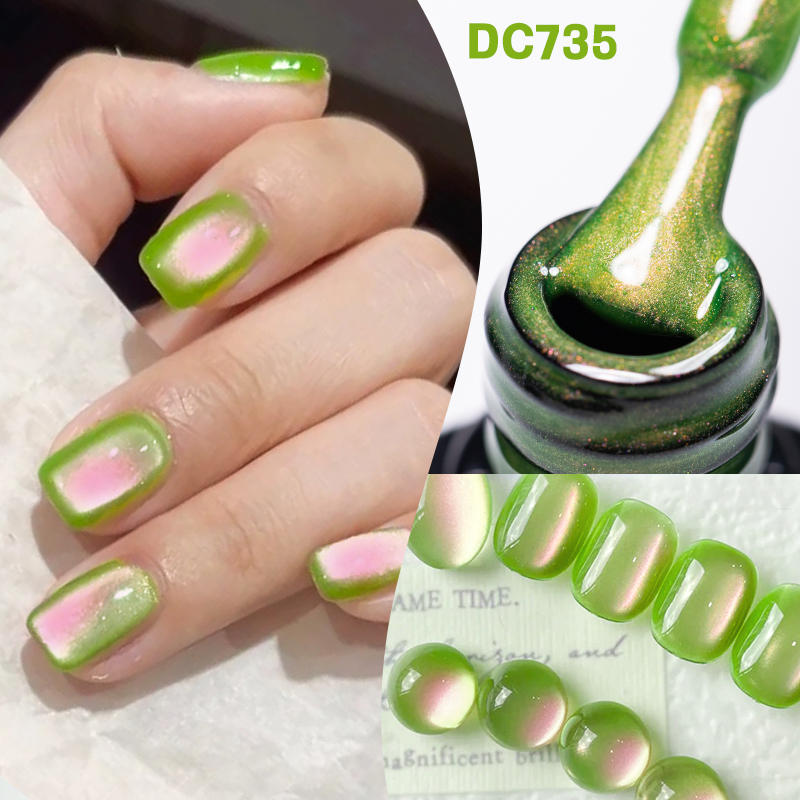 Nail Art Emerald Green - MTSSII 7ml Guave Cat Magnetische Nagelgel