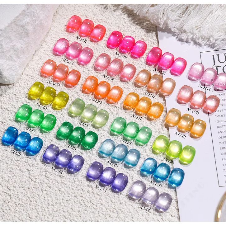 24 Kleuren 3D Magnetische Fluo - Nail Art Emerald Green recensie en prijs