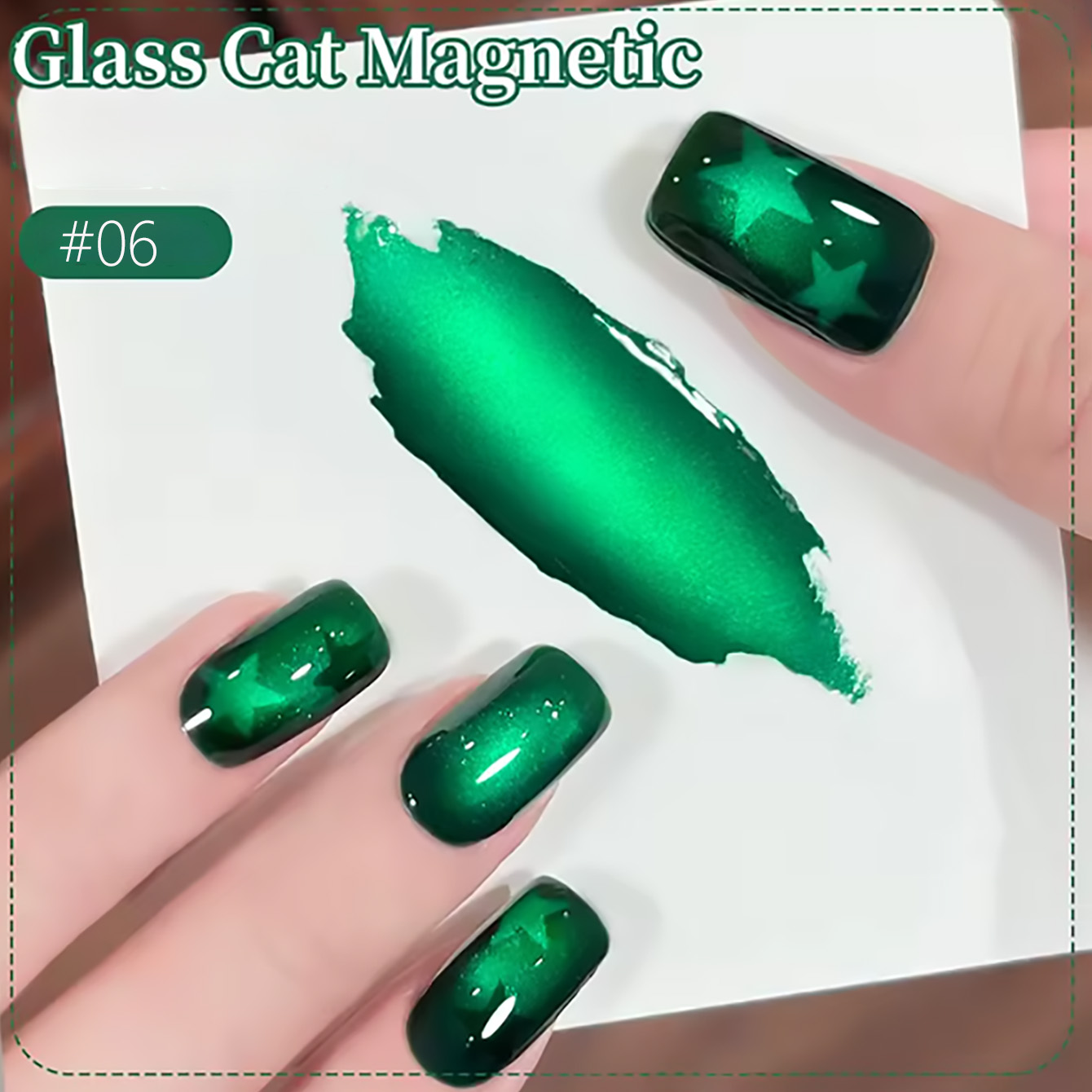 ZH 12ML Emerald Green Magnetis - Nail Art Emerald Green recensie en prijs
