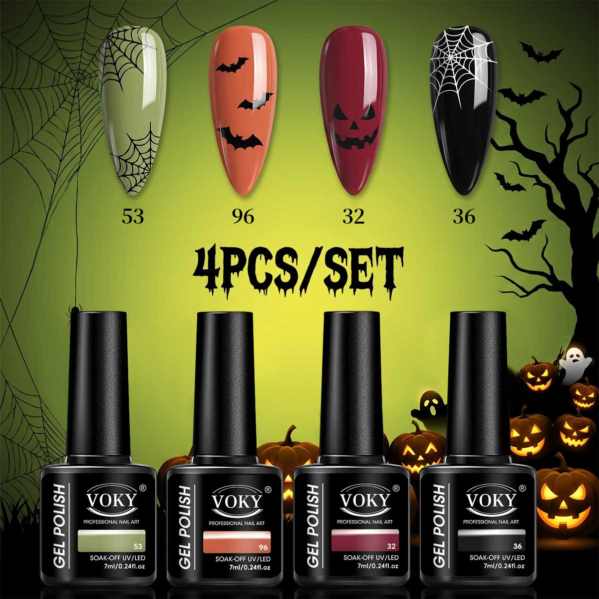 4-pack olijfgroene, oranje, bo - Nail Art Burgundy recensie en prijs