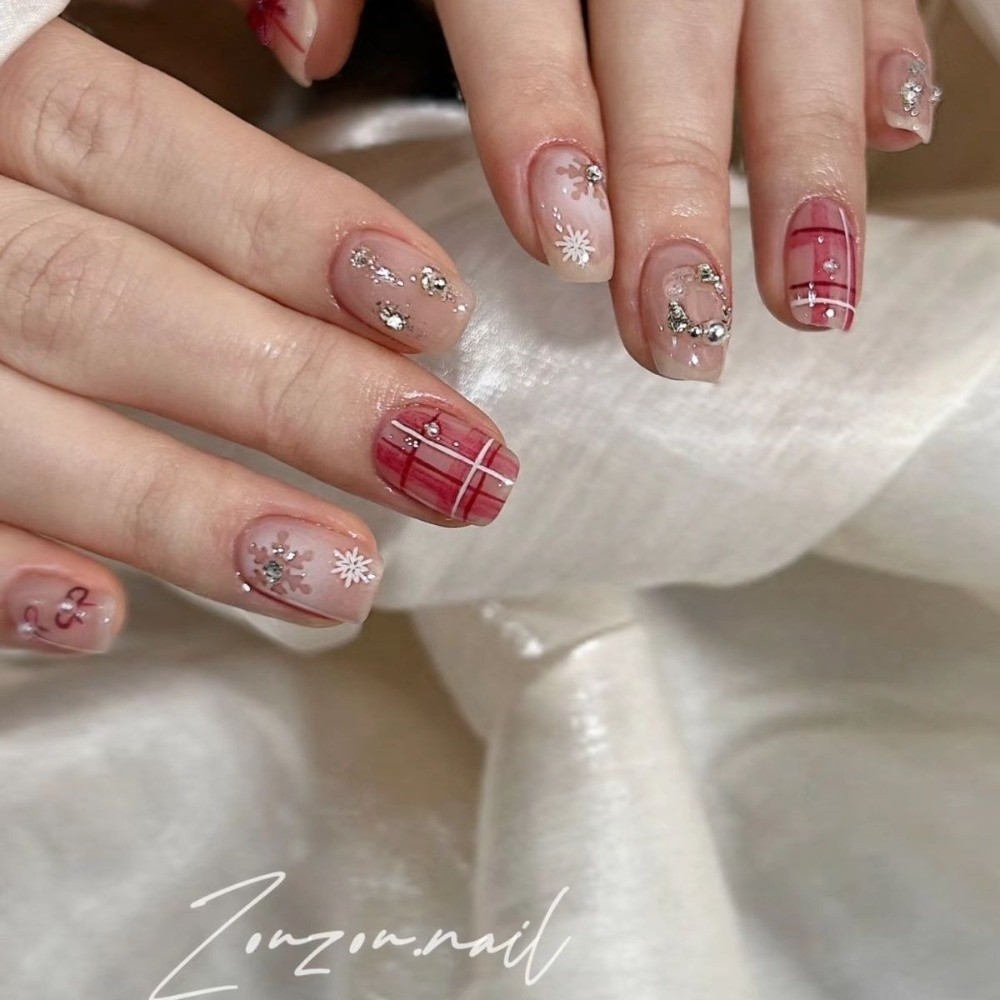 Wijnrode nagelkunstdecoraties  - Nail Art Burgundy recensie en prijs