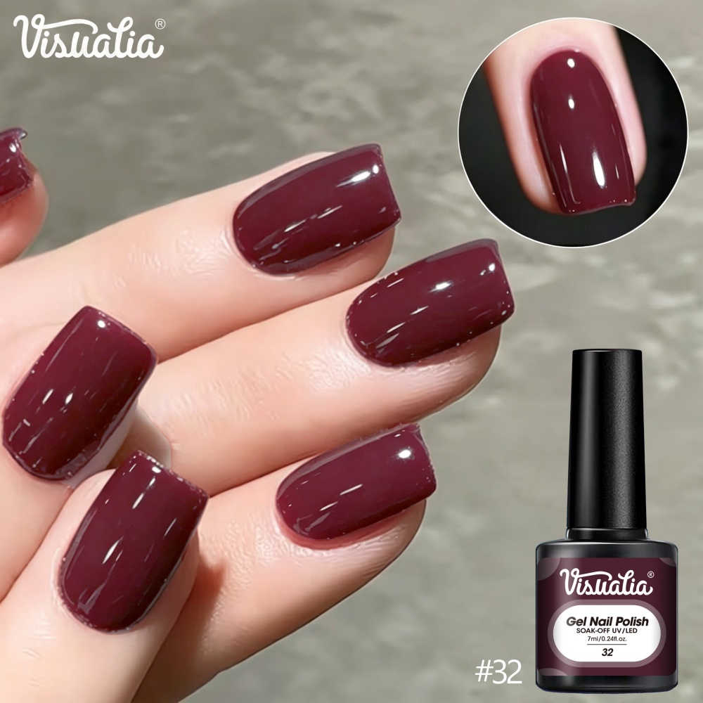 Visuatia 7ml Bourgondisch Rode - Nail Art Burgundy recensie en prijs