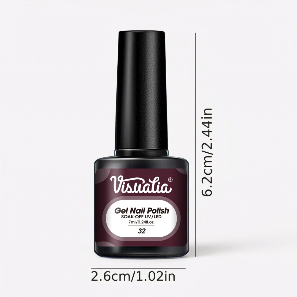 Visuatia 7ml Bourgondisch Rode - Nail Art Burgundy recensie en prijs