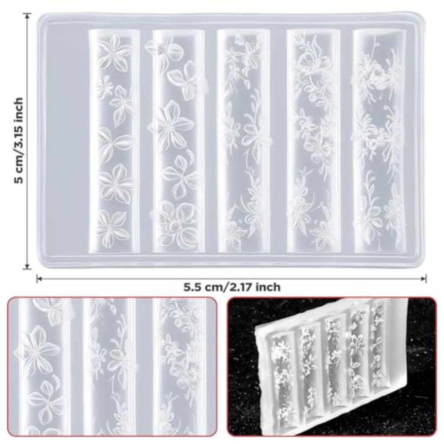 3D bloemen nagelvorm, bloemen  - Nail Art Elegant recensie en prijs