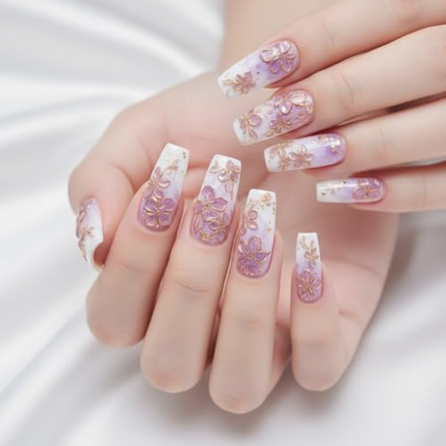 3D bloemen nagelvorm, bloemen  - Nail Art Elegant recensie en prijs