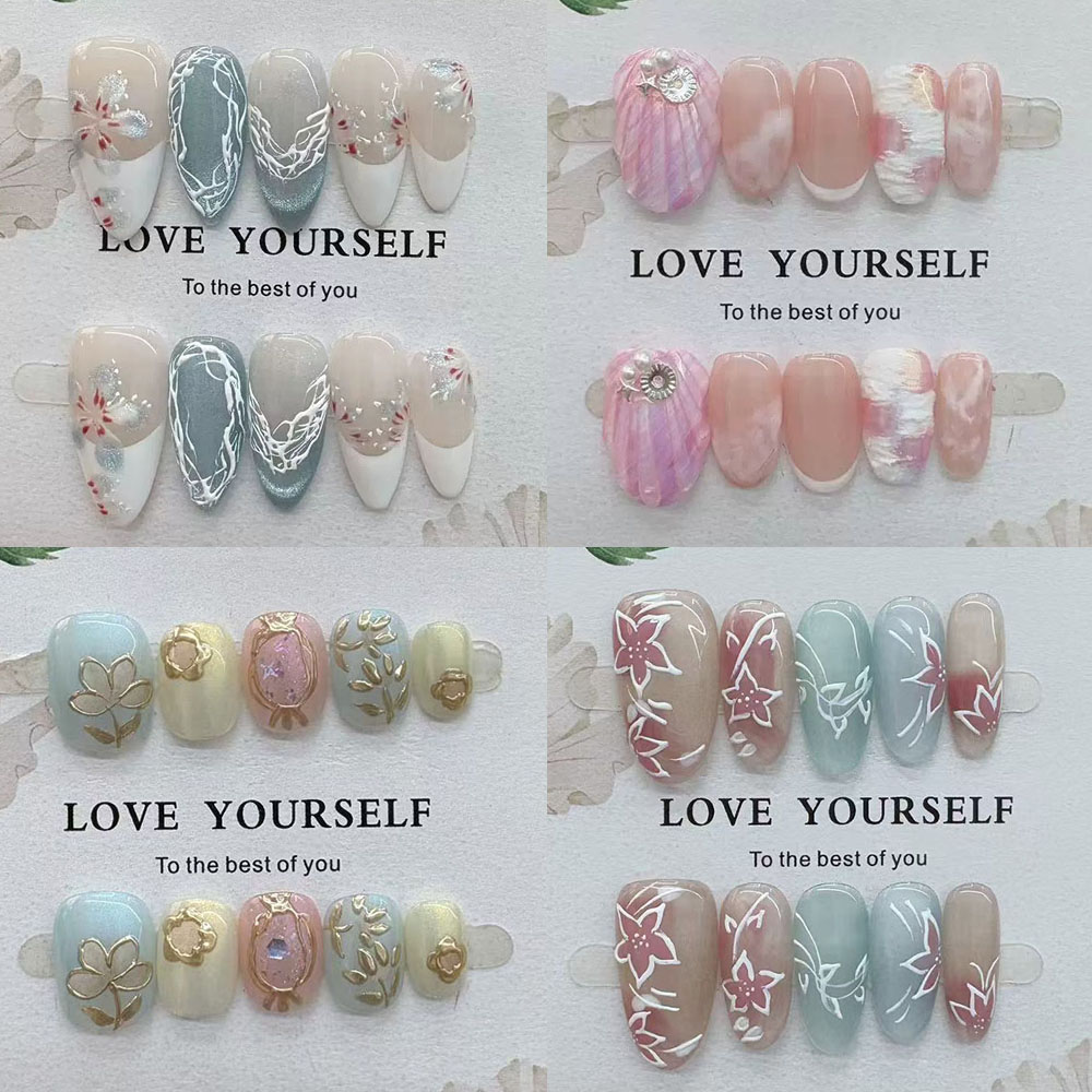 Zachte elegante handgetekende  - Nail Art Elegant recensie en prijs