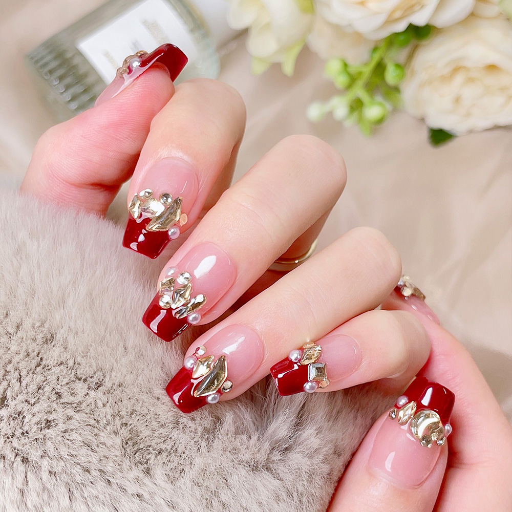 10 stuks korte trapeziumvormig - Nail Art Elegant recensie en prijs