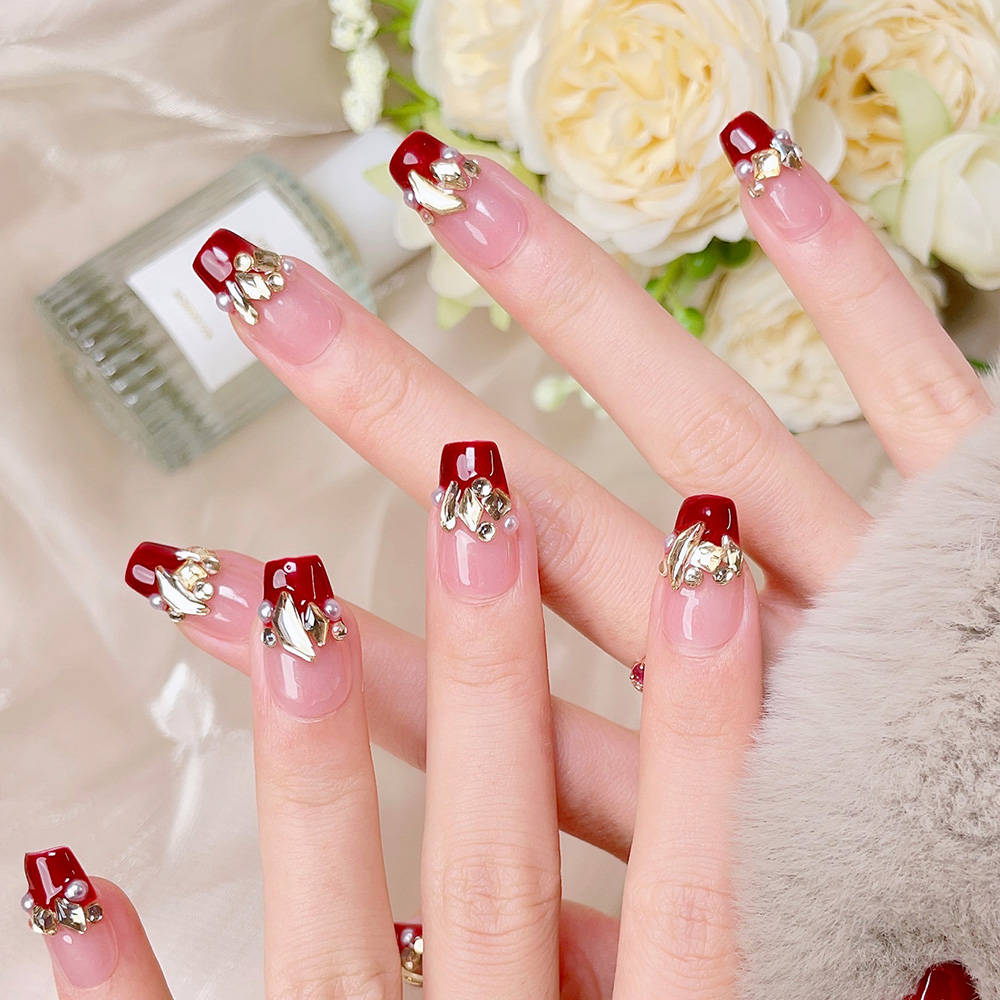 10 stuks korte trapeziumvormig - Nail Art Elegant recensie en prijs