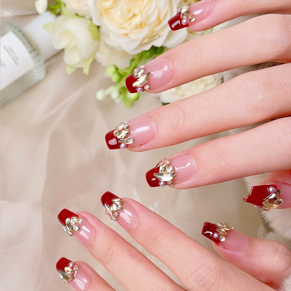 10 stuks korte trapeziumvormig - Nail Art Elegant recensie en prijs