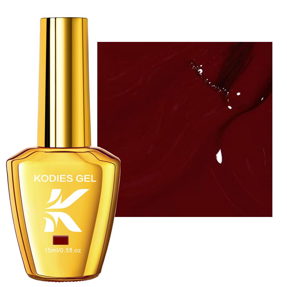 KODIES GEL Bordeaux Rode Gel N - Nail Art Burgundy recensie en prijs