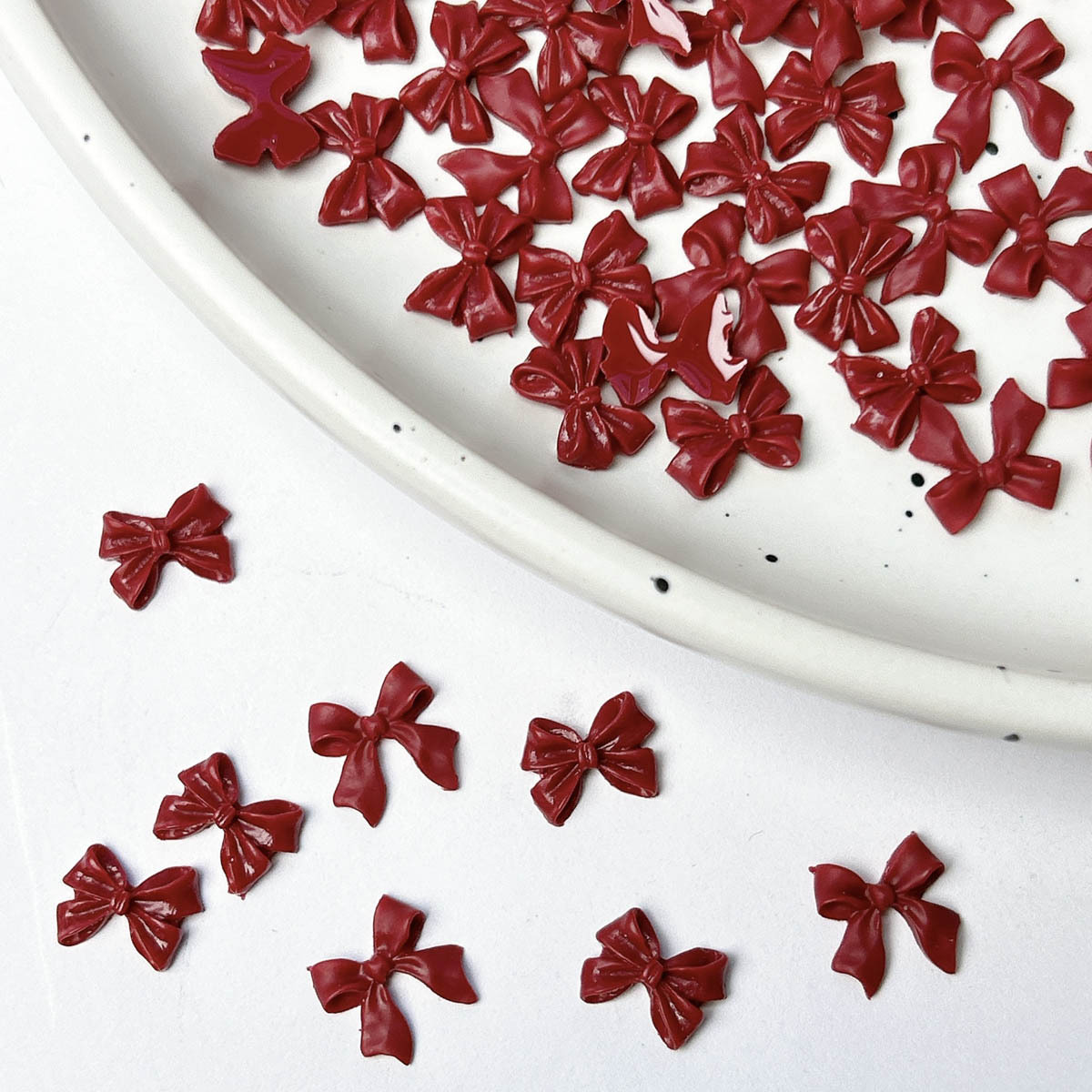 50PCS Bordeaux 3D Acryl Boog N - Nail Art Burgundy recensie en prijs