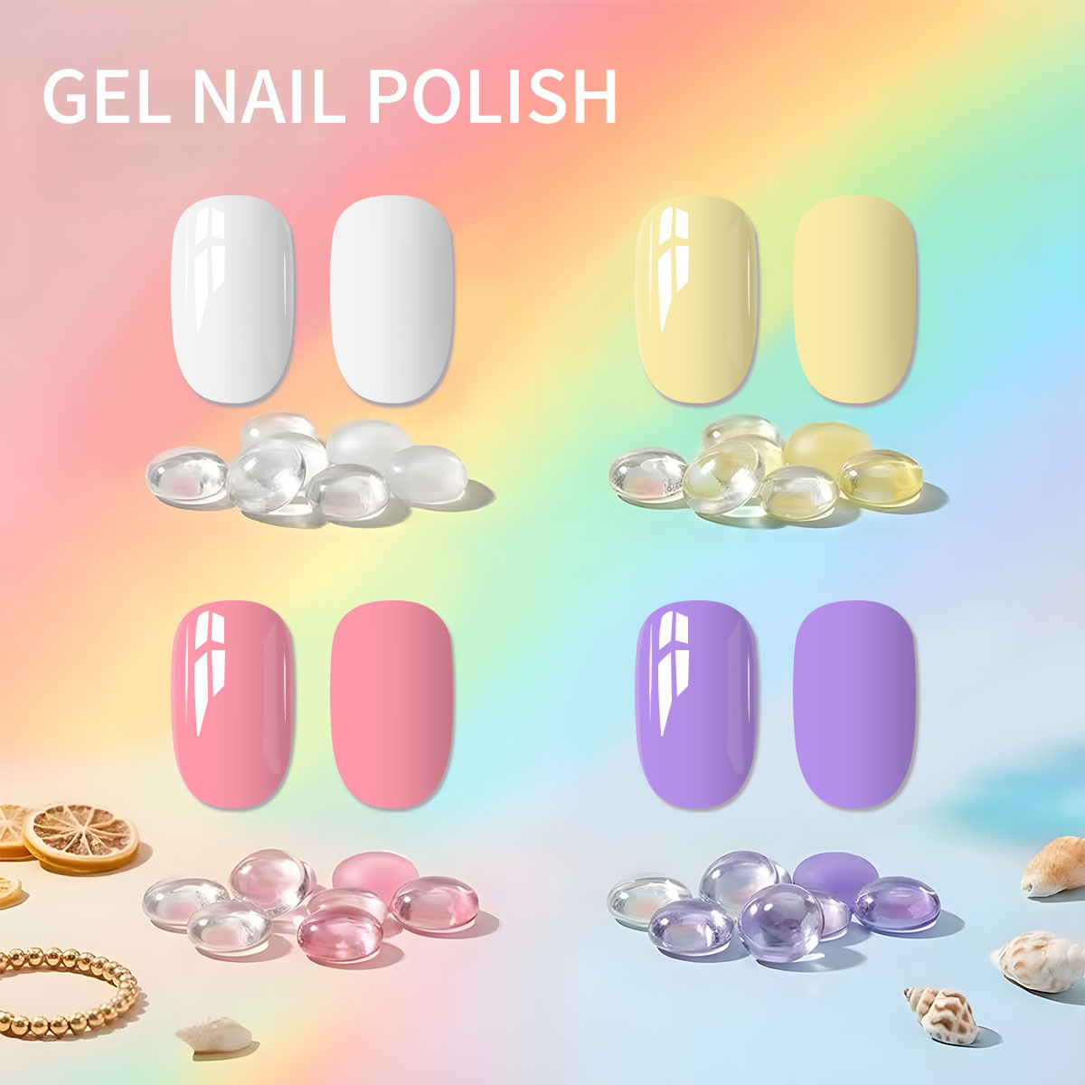 VOKY 4-delige macaron elegante - Nail Art Elegant recensie en prijs